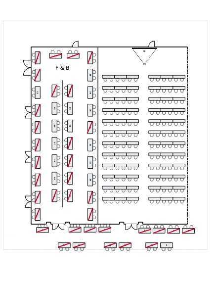 IABDM 2019 vendor hall floor plan