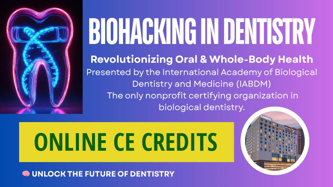 IABDM Biohacking Conference Session 2: Root CausesSession 2: Mitochondrial Dysfunction, Vitamin B1 & the Root Causes of Chronic Illness of Chronic Illness